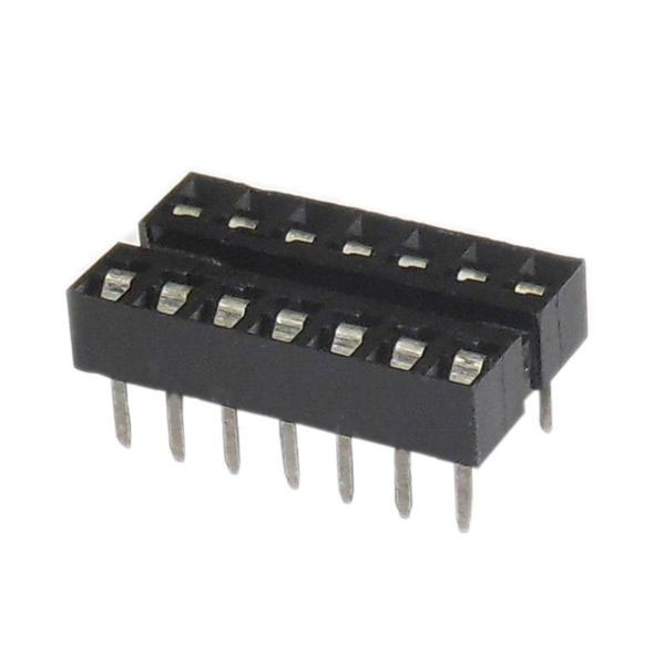 14-Pin DIP IC Socket - Click Image to Close
